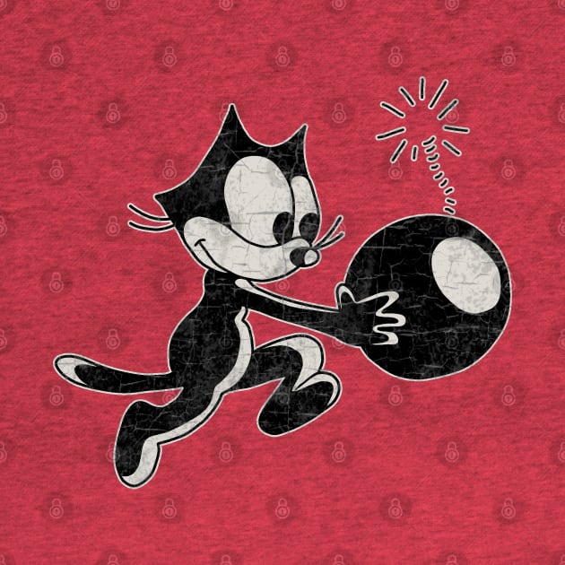 Felix The Cat with Bomb by valentinahramov